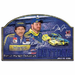 2010 Dale Earnhardt SR/JR Wrangler  Sign by Wincraft