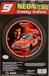 2008 Kasey Kahne Budweiser Neon Clock by Wincraft