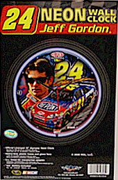 2008 Jeff Gordon Dupont Neon Clock by Wincraft