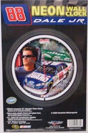 2008 Dale Earnhardt Jr AMP/National Guard Neon Clock by Wincraft