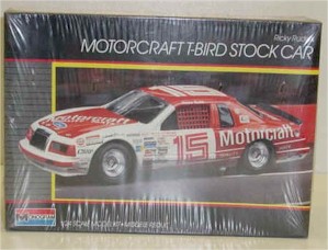 1986 Ricky Rudd 1/24th Motorcraft Thunderbird model kit by Monogram