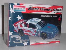 1996 Dale Earnhardt 1/24th GMGW "Atlanta Olympic Games" Monte Carlo model kit by Monogram