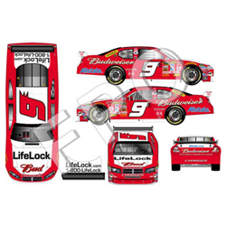 2008 Kasey Kahne 1/24th Budweiser LifeLock car