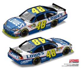 2010 Jimmie Johnson 1/24th Lowe's "5 Time Champion" car