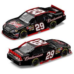 #29 Kevin Harvick Black Budweiser 2012 1/64th HO Scale Slot Car Waterslide Decal 