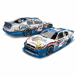 2012 Brad Keselowski 1/64th Miller Lite "American Salute" Pitstop Series car