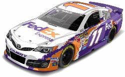 2013 Denny Hamlin 1/64th Fed Ex "Jason Leffler Tribute" Pitstop Series Camry