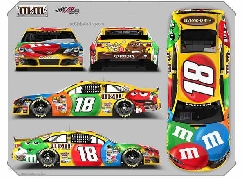 2013 Kyle Busch 1/64th M&M's Pitstop Series Camry