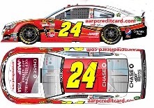 2013 Jeff Gordon 1/24th AARP "VISA" car