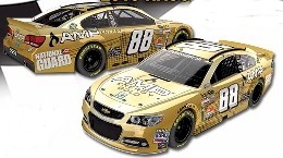 2013 Dale Earnhardt Jr 1/24th AMP "Energy Gold" car