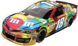2014 Kyle Busch 1/64th M&M's Pitstop Series car