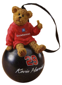 2006 Kasey Kahne Bear on Ball Ornament