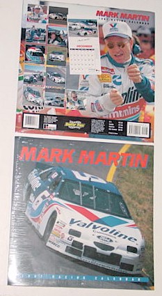 1997 Mark Martin 12 X 12 Valvoline calendar