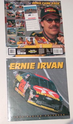 1997 Ernie Irvan 12 X 12 Texaco calendar