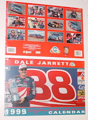 1999 Dale Jarrett Ford Quality Care 11 X 161/2 calendar