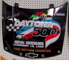 1998 Dale Earnhardt 1/2 Daytona Champion plastic Hood