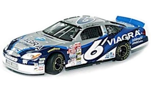 2001 Mark Martin 1/24th Viagra Metal Flake Preferred Series c/w car