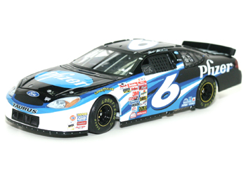 2002 Mark Martin 1/24th Pfizer Preferred Series c/w Taurus