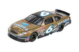 2003 Mark Martin 1/24th Viagra "500 Starts" Preferred Series c/w car