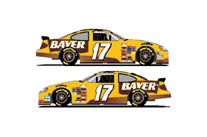 2003 Matt Kenseth 1/24 Bayer Preferred Series c/w car