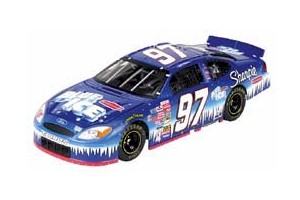 2003 Kurt Busch 1/24th Blue Ice Preferred Series c/w car