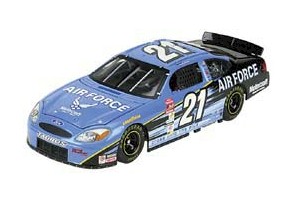 2003 Ricky Rudd 1/24th Air Force "Cross Into The Blue" Preferred Series c/w car