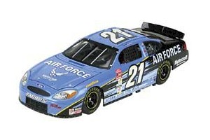 2003 Ricky Rudd 1/24th Air Force "Cross Into The Blue" Preferred Series c/w car