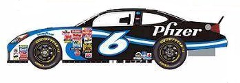 2003 Mark Martin 1/24th Pfizer Preferred Series c/w car