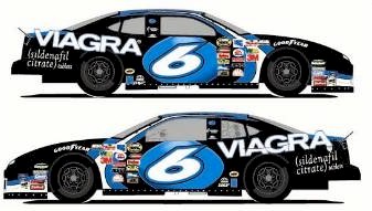 2005 Mark Martin 1/24th Viagra Preferred Series c/w car