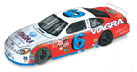 2005 Mark Martin 1/24th Viagra "Orange & White""Autographed" Preferred Series Taurus