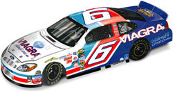 2005 Mark Martin 1/24th Viagra "Valvoline" Throw Back Preferred Series c/w car